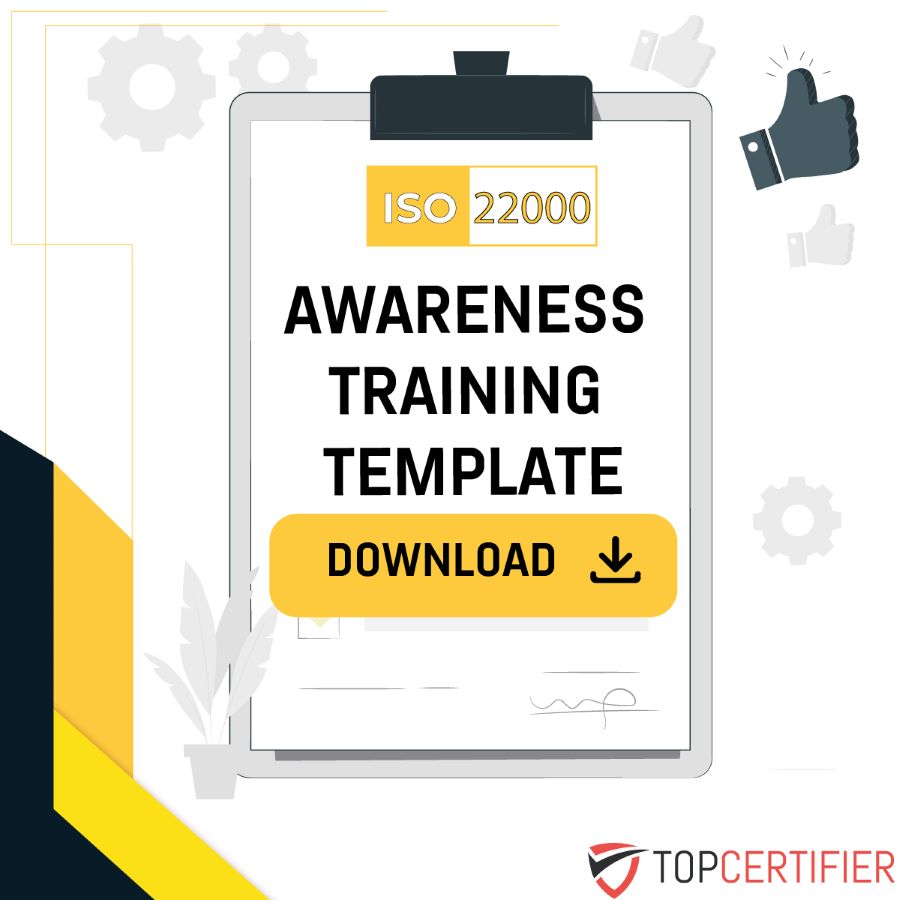 ISO 22000 Awareness Training Template